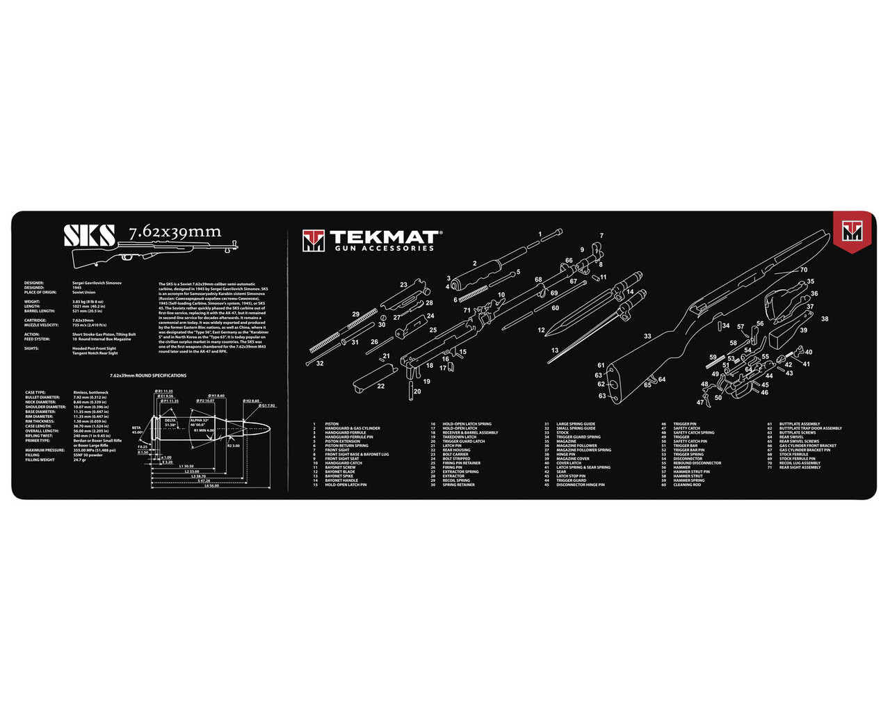SKS -Gun Cleaning Mat